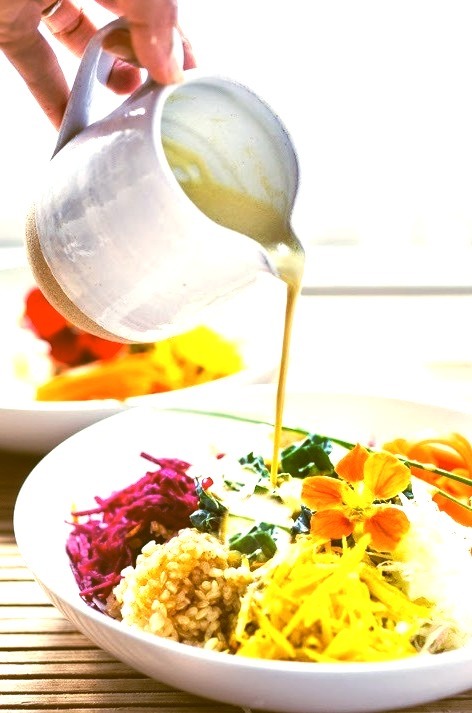 Sunshine Bowl w/ Sunflower Seed Tahini Sauce